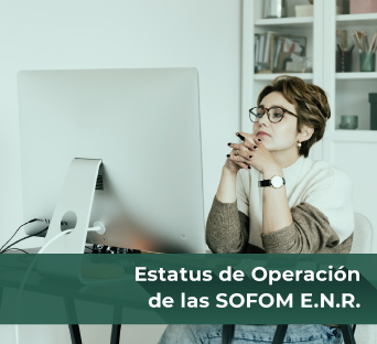 Estatus de operación de las SOFOM