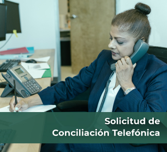 Solicitud de conciliación telefónica