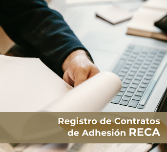 Registro de contratos de adhesión