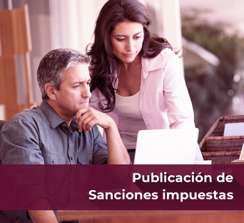 Publicación de Sanciones Impuestas